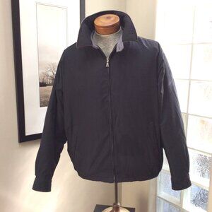 Men's Black Bill Blass Bomber Style Jacket. Size XL.